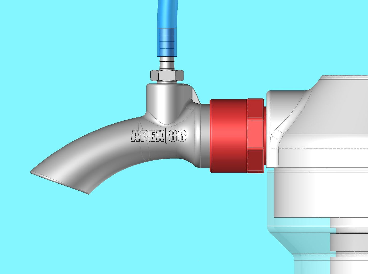 High Flow Venturi Ozone Injector - APEX86