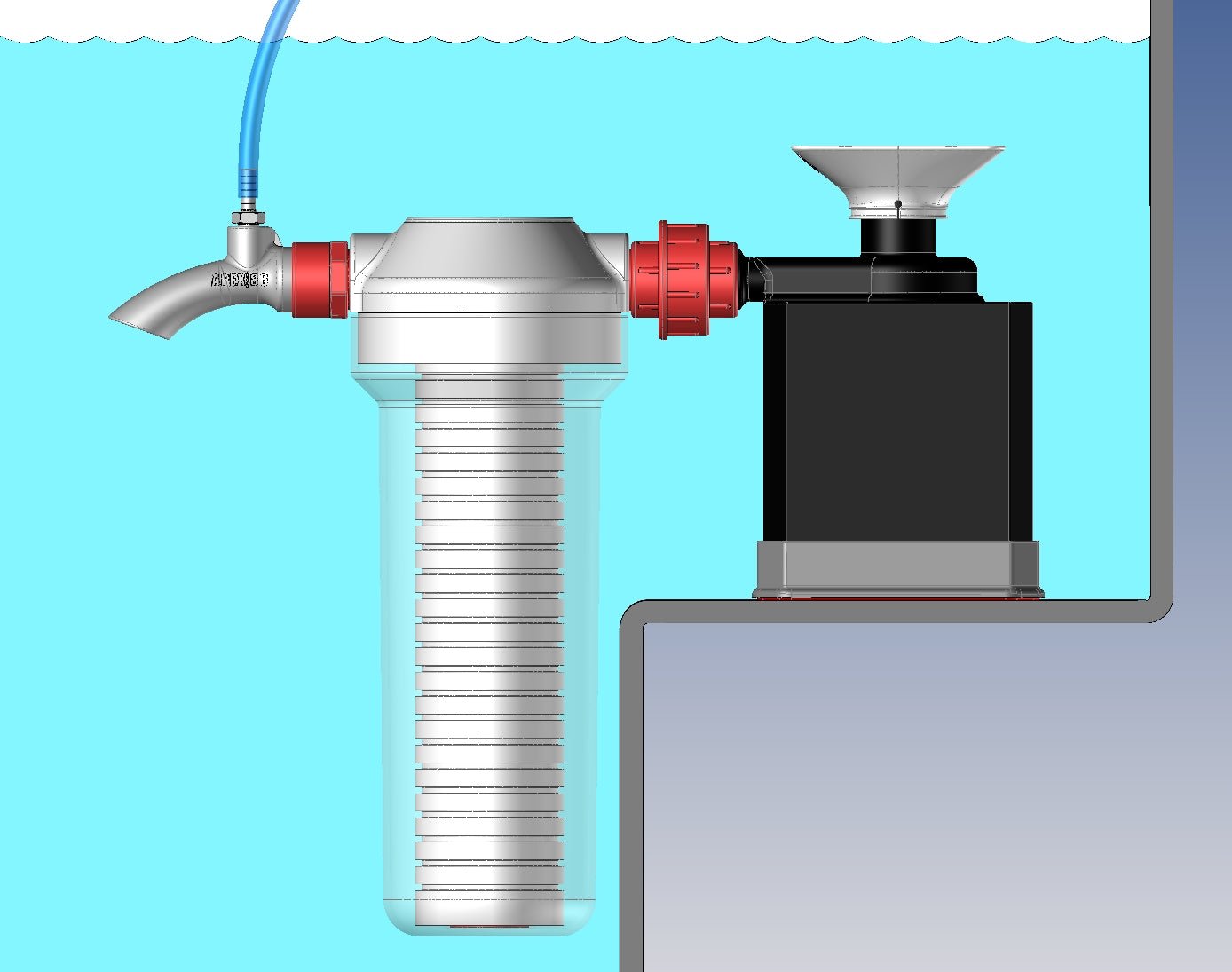 High Flow Venturi Ozone Injector – APEX86